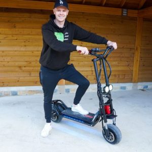 Josh Testing the Wolf Warrior