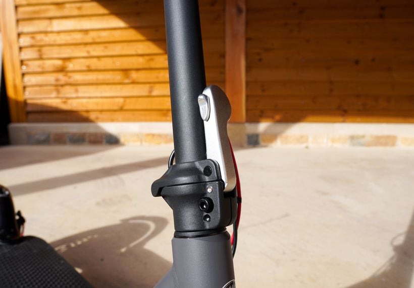 Left Side of Hiboy S2 Pro Folding Lever