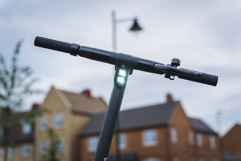 Varla Falcon Headlight and Handlebars