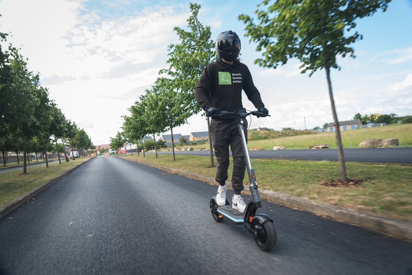 Josh Riding the Apollo Pro
