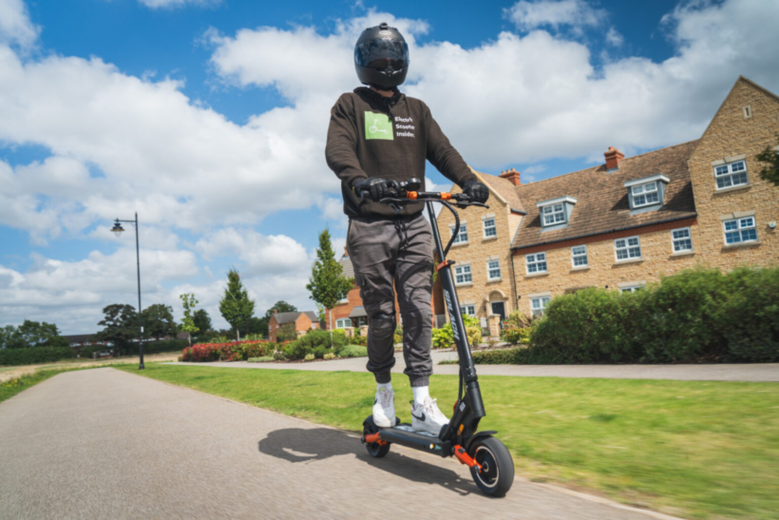 View of 5 Best Electric Scooters With Suspension (45 Models Tested)