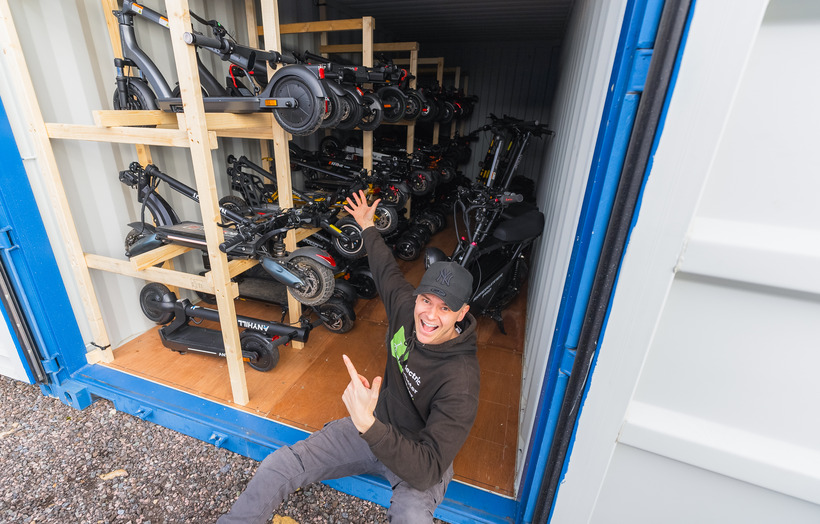 Josh With all of the Tested Electric Scooters