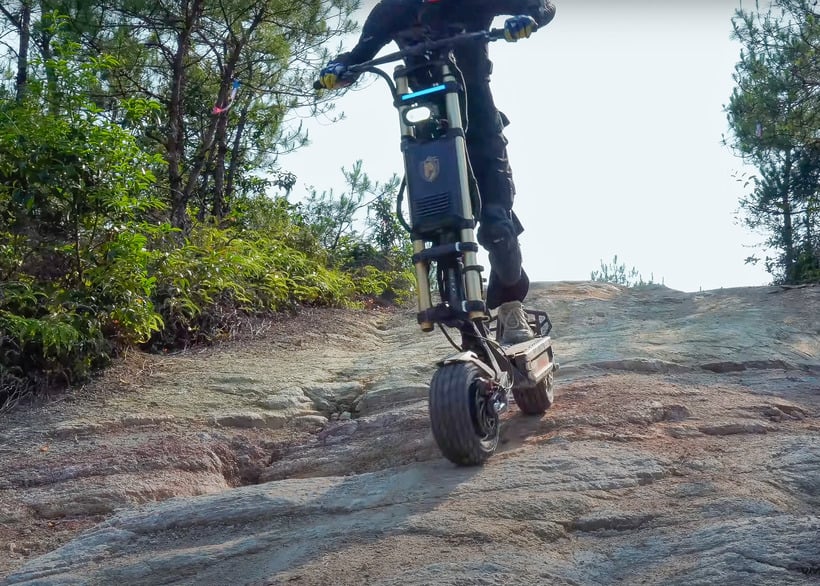 Hooga Daytona Being Ridden Off-Road